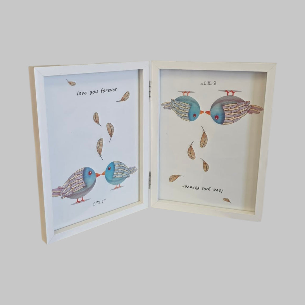 White  16 - Folding Frames, 5x7