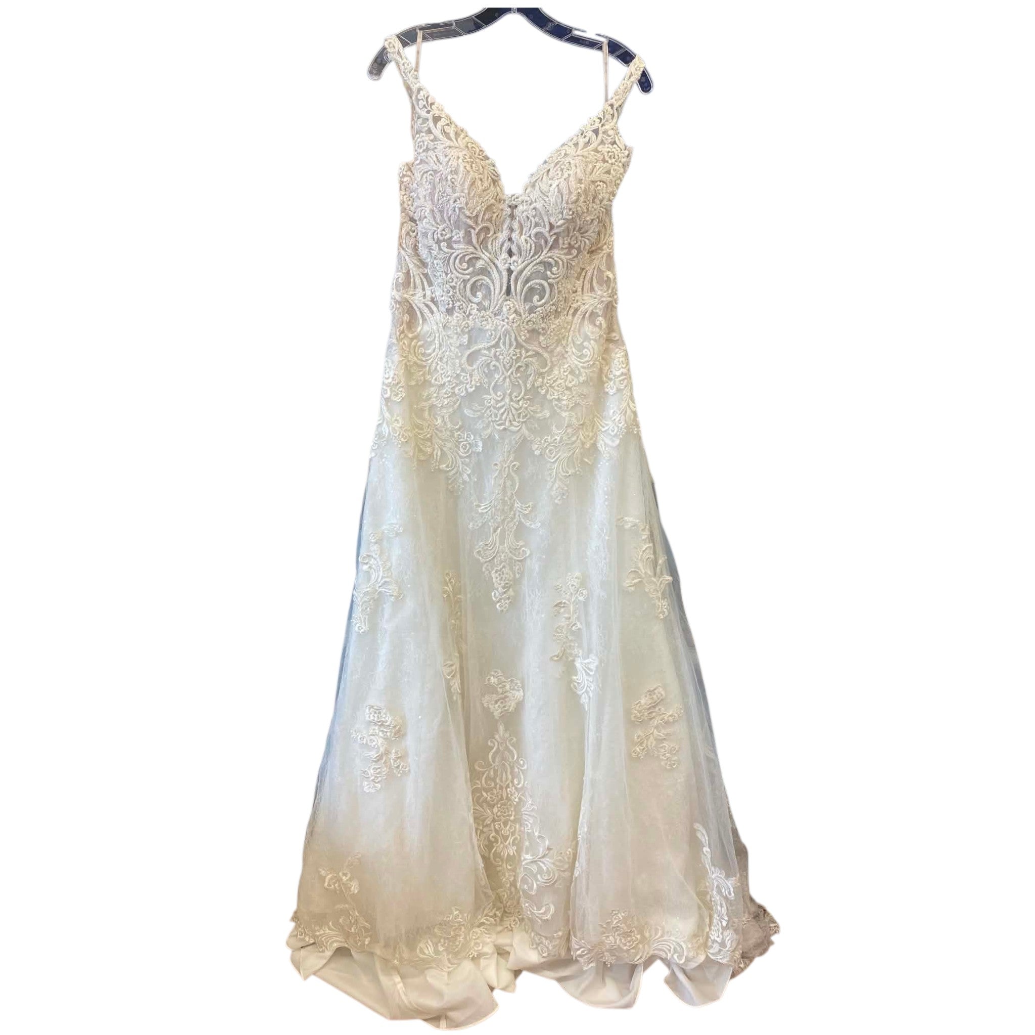 Ivory Champ Maggie Sottero Wedding Dress, 14