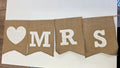 Burlap  Mr and Mrs Banner