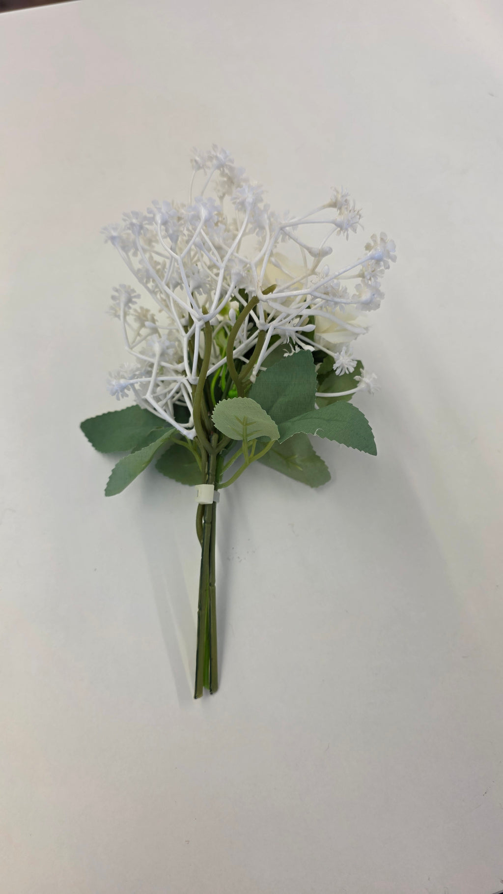 White, Green  17 Small Bouquets