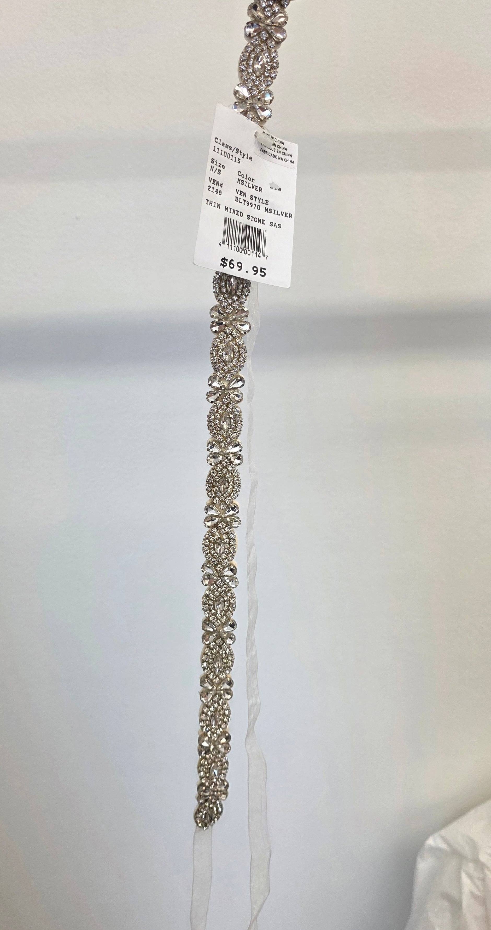 Wedding Belts Silver