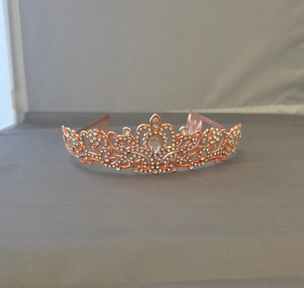 Wedding Tiara Rose Gold
