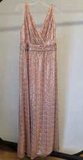 Blush Pink Davids Bridal Bridesmaid Dress, 14