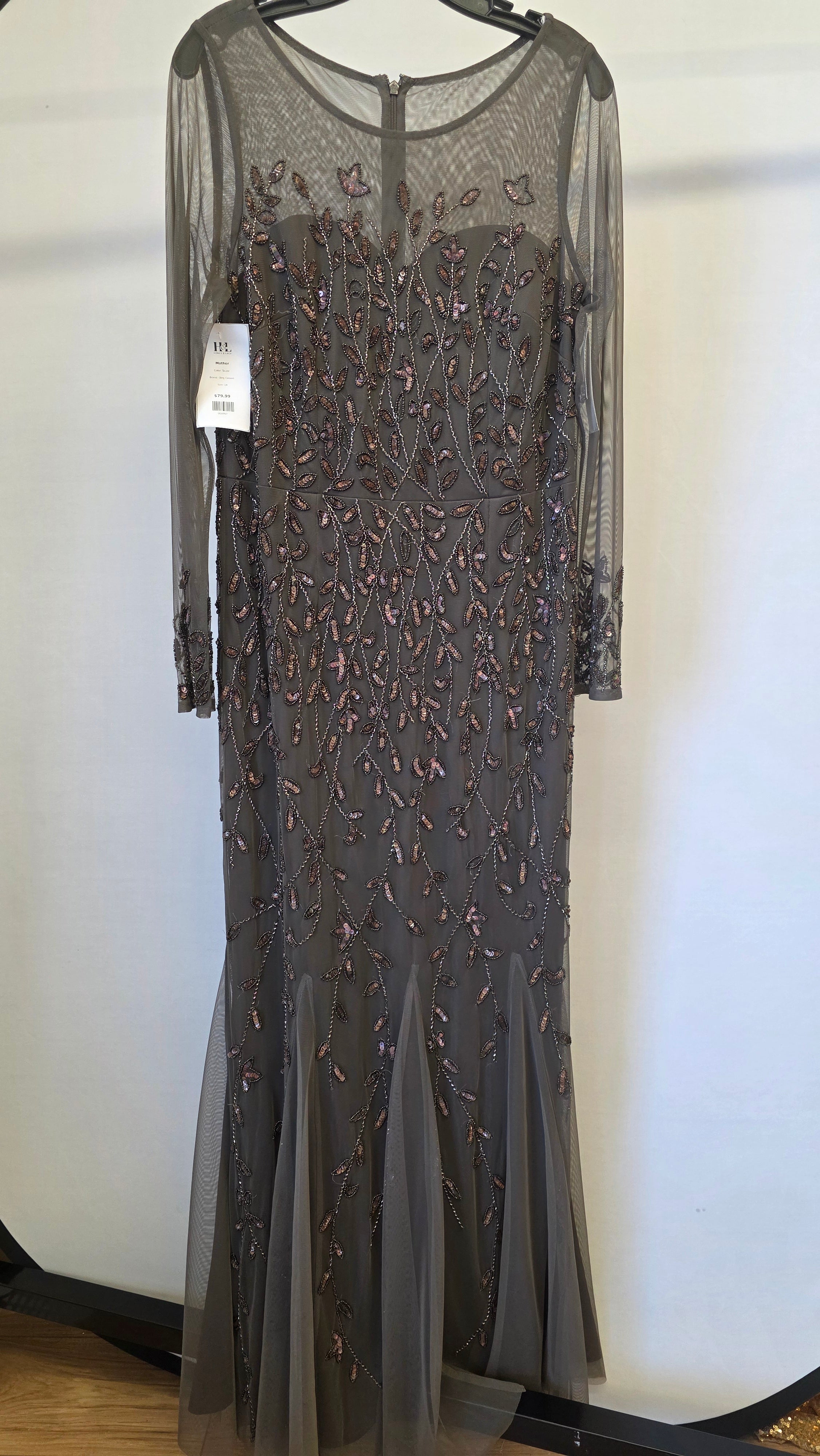 Taupe Oleg Cassini Mother, 14
