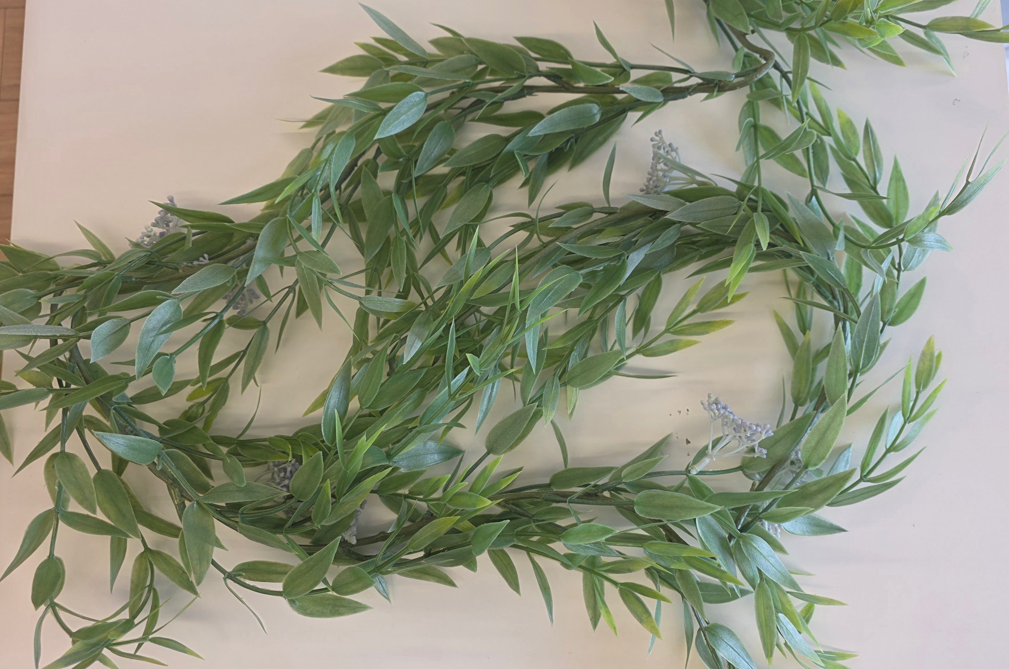 Green / Lilac / 5 Garland, 75"