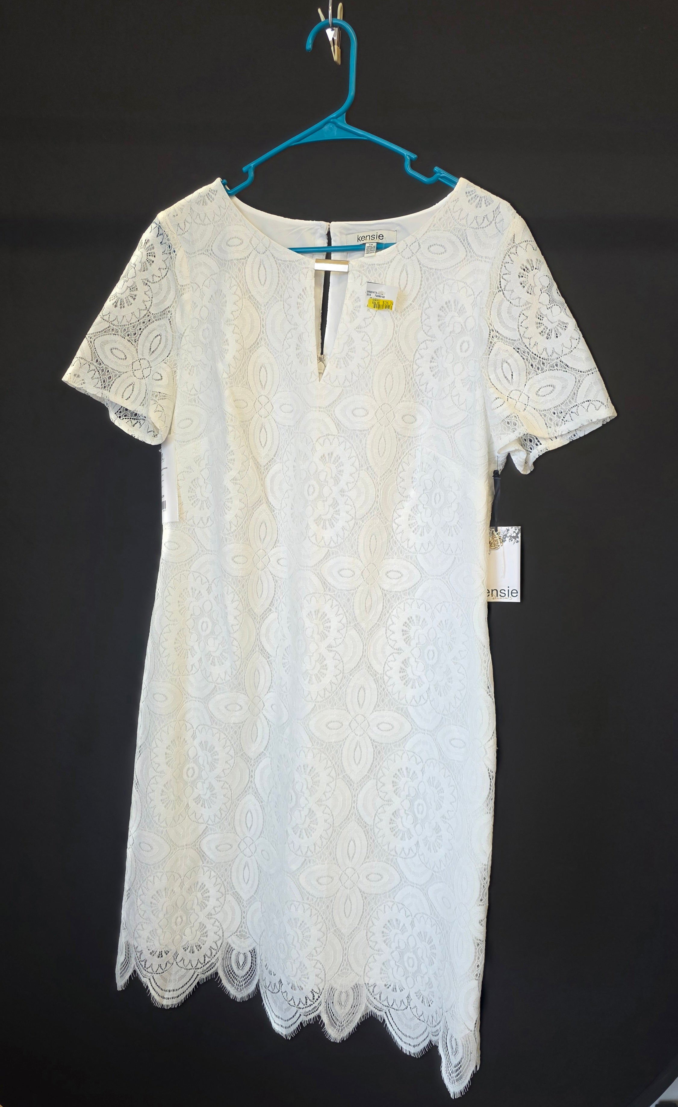 White Kensie Bridesmaid Dress, 14