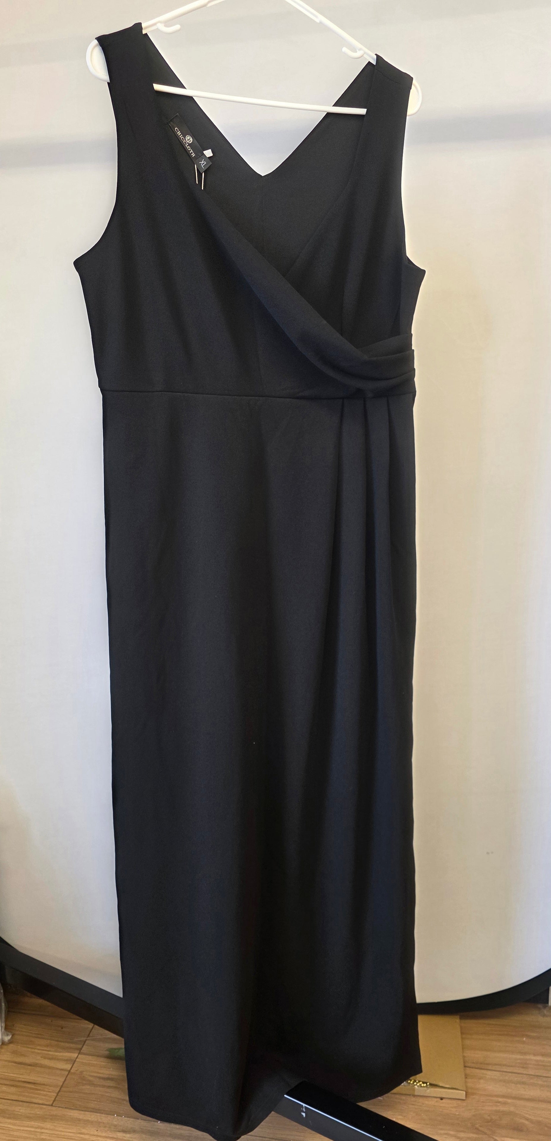 Black Chiccloth Bridesmaid Dress, XL