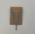 Black / Necklace, earring set