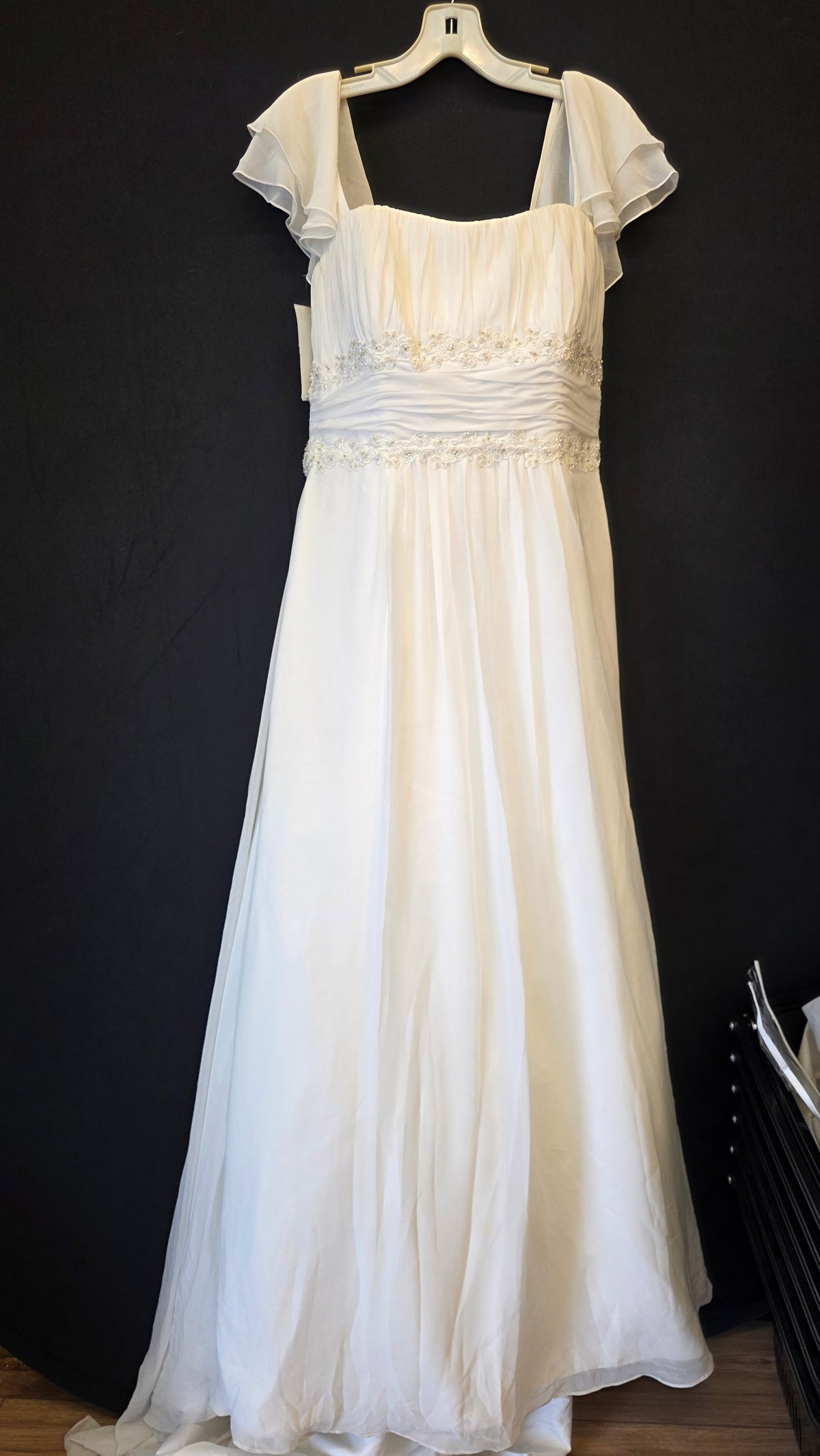 Ivory Davids Bridal Wedding Dress, 16