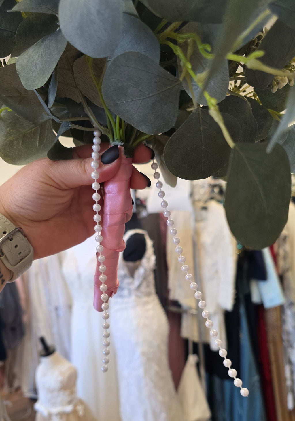 Pink / White / 7 - Bouquets