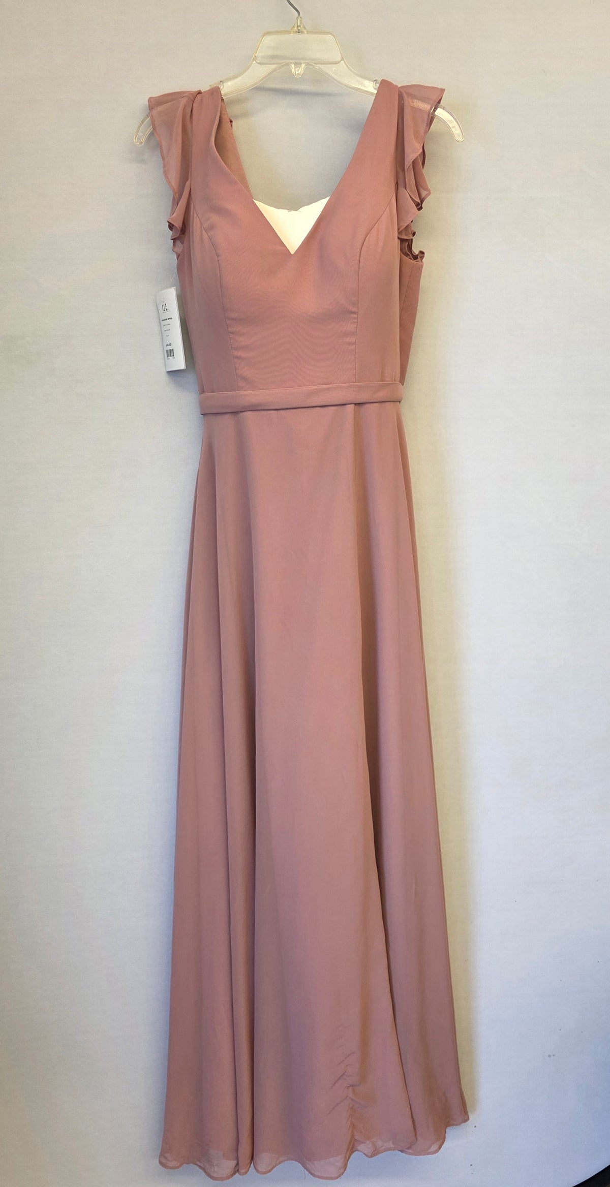 Dusty Rose Azazie Bridesmaid Dress, 4