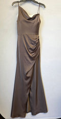 Mocha Birdy Grey Bridesmaid Dress, 4-6