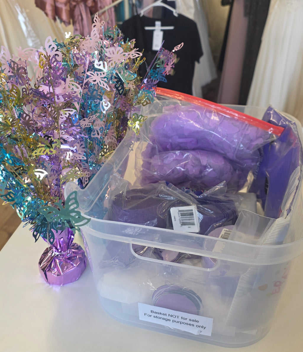 Purple / Party Pack Butterfly Themed
