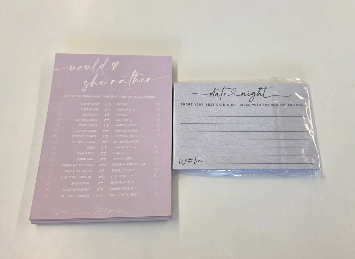 / Bridal Shower Games