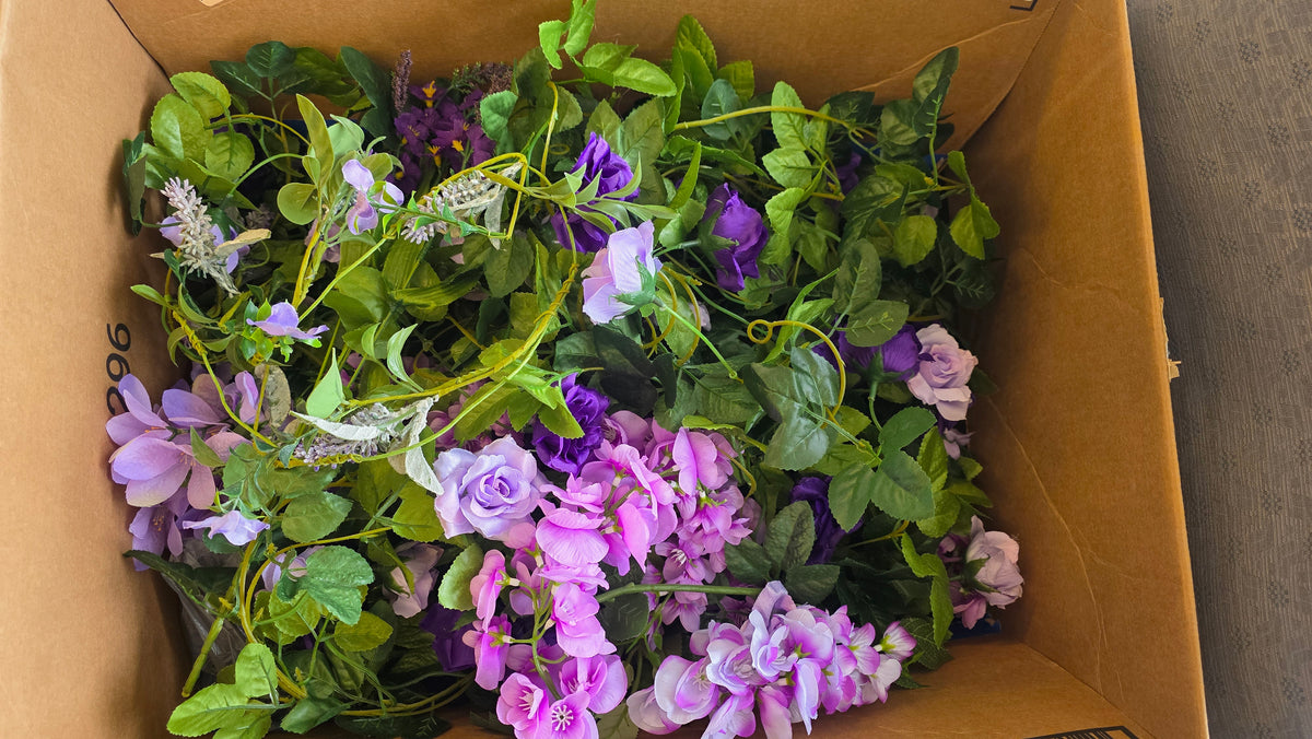 Purple / Box of Assorted Florals