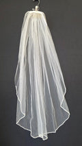 Ivory / Tulle Veil, Fingertip