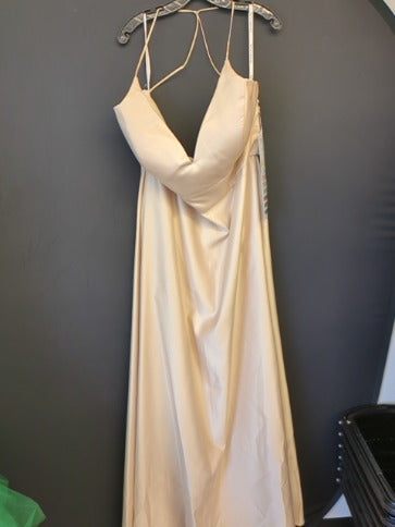 Champagne Morilee Bridesmaid Dress, 22