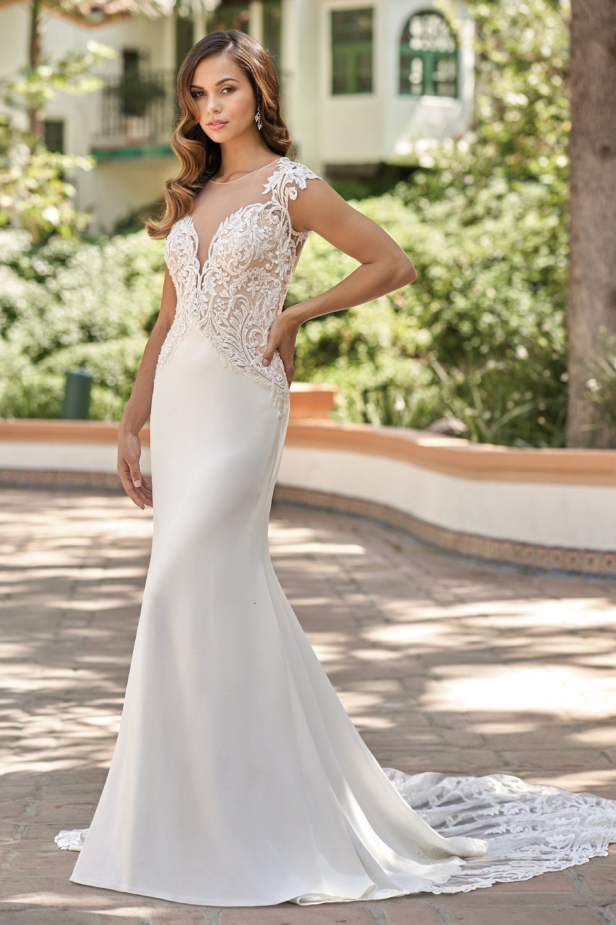 Ivory Nude Jasmine Couture Wedding Dress, 12
