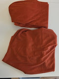 Burnt Orange  2 Short Drapping