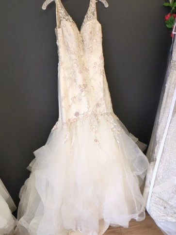 Multi Over Blush Sottero Midgey Wedding Dress, 12