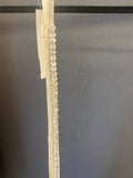 Silver/Ivory Honey & Lace Small Silver Jeweled Bridal Belt