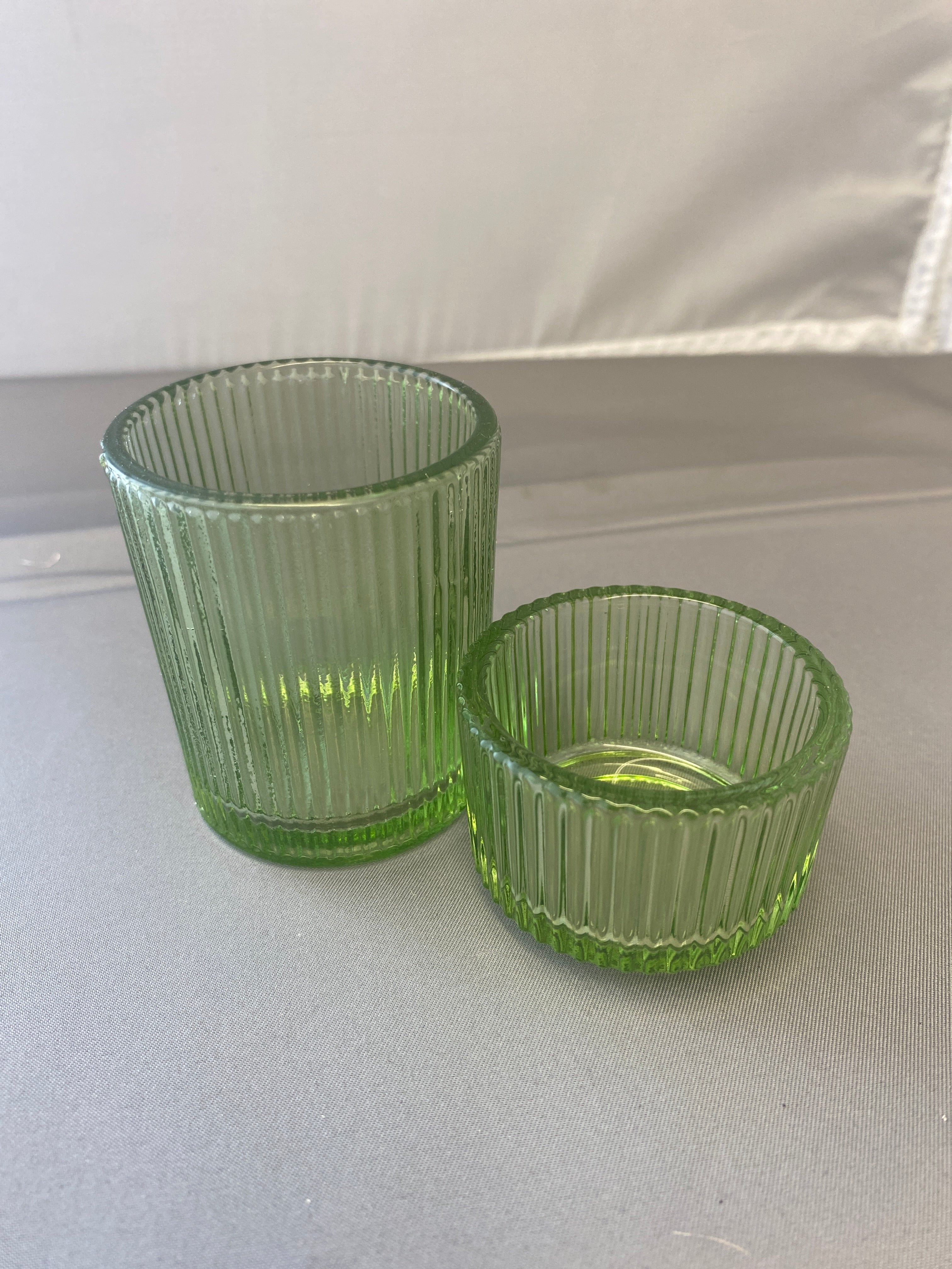 Green  20pc - Votives, Assorted