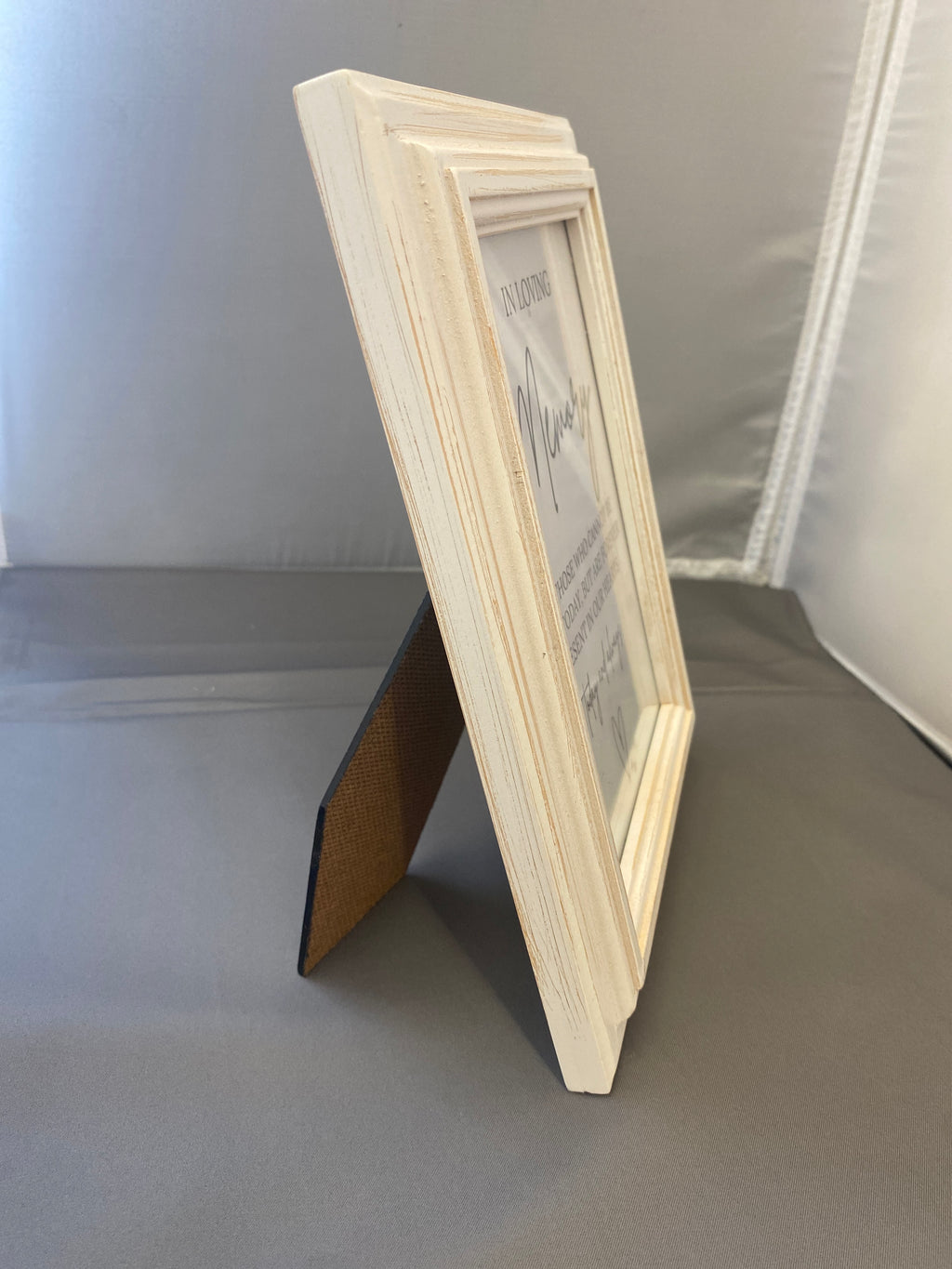 White  In Memory Sign, 5x7